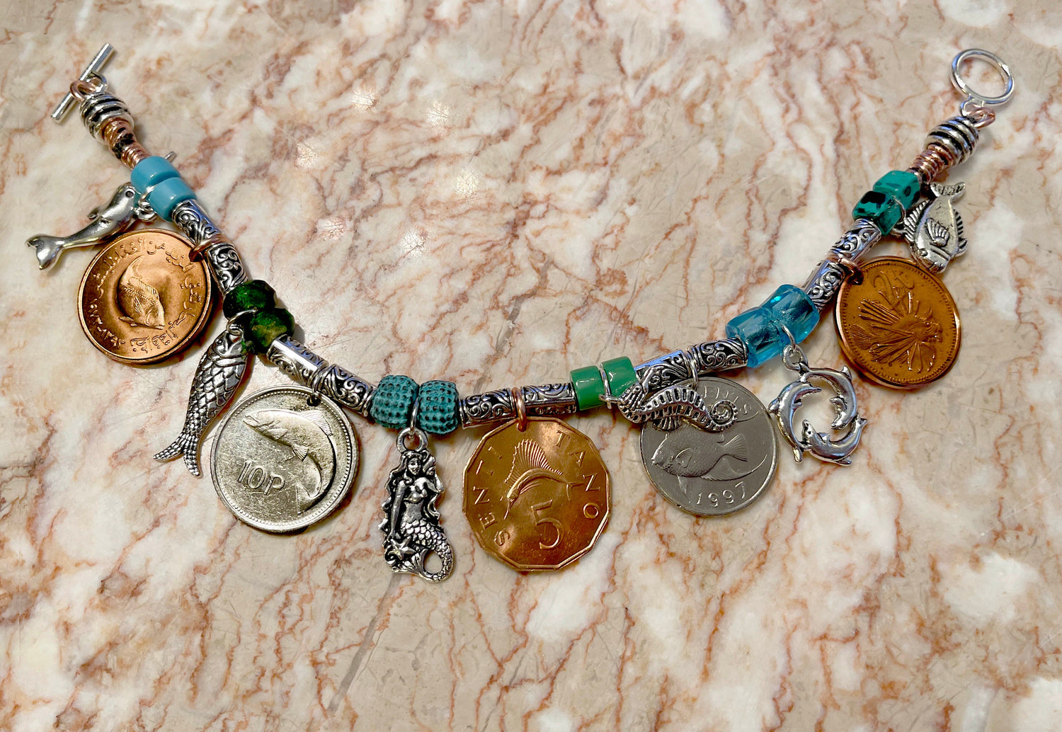 American Coin Collection Charm Bracelet – Old Money Corp